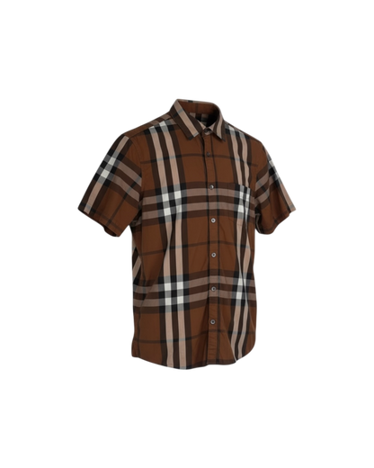 Burberry chemise à manches courtes