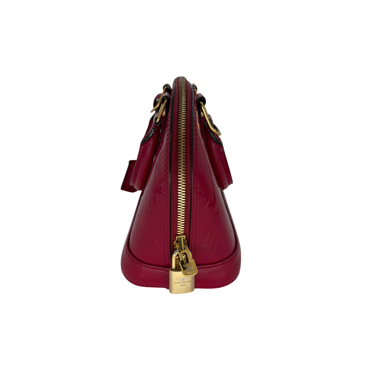 Louis Vuitton alma bb cuir vernis avec bandoulière