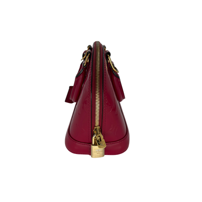 Louis Vuitton alma bb cuir vernis avec bandoulière