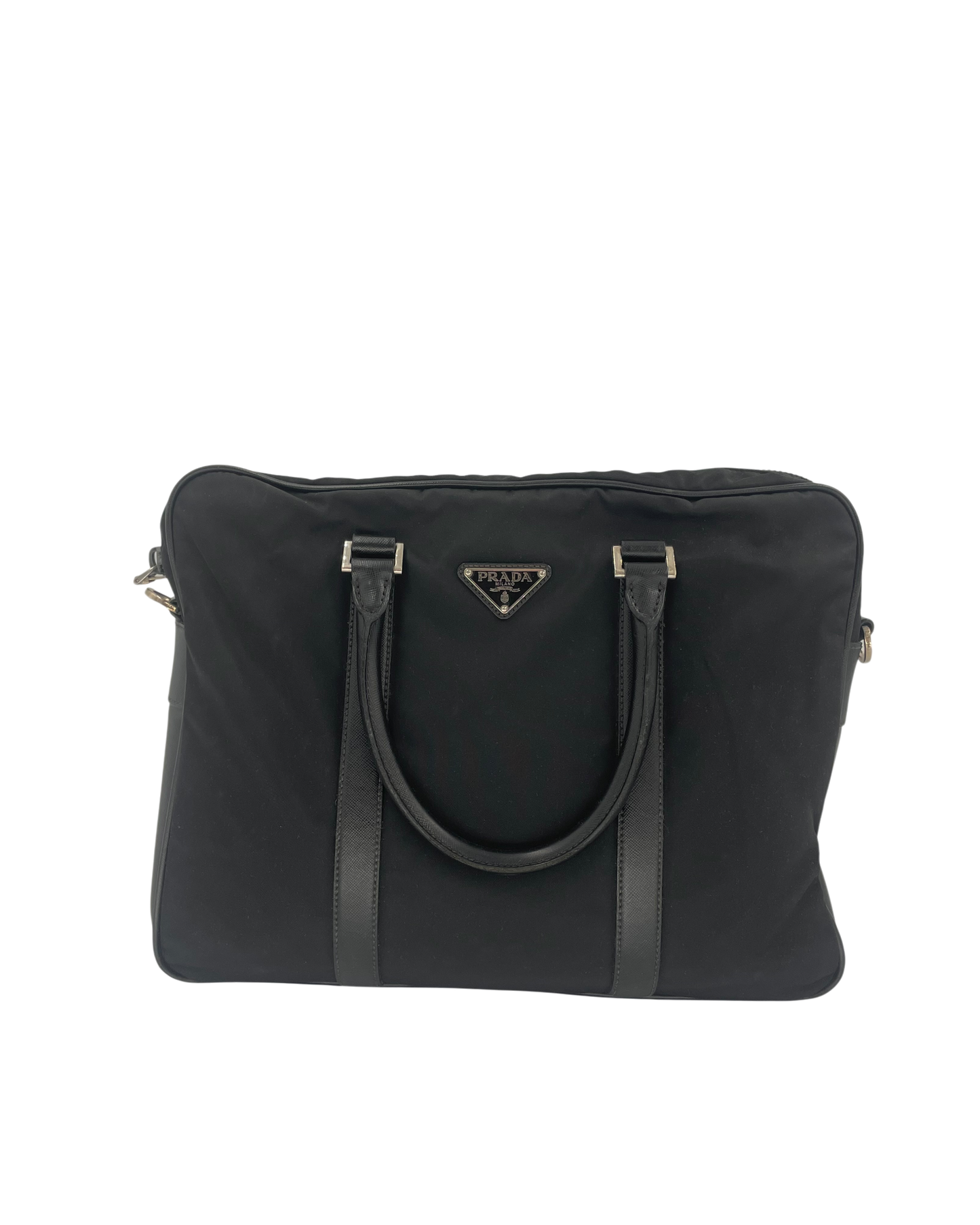 Prada Porte-documents noir