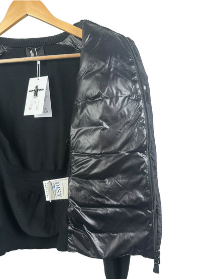 Moncler veste bi-matière cintrée