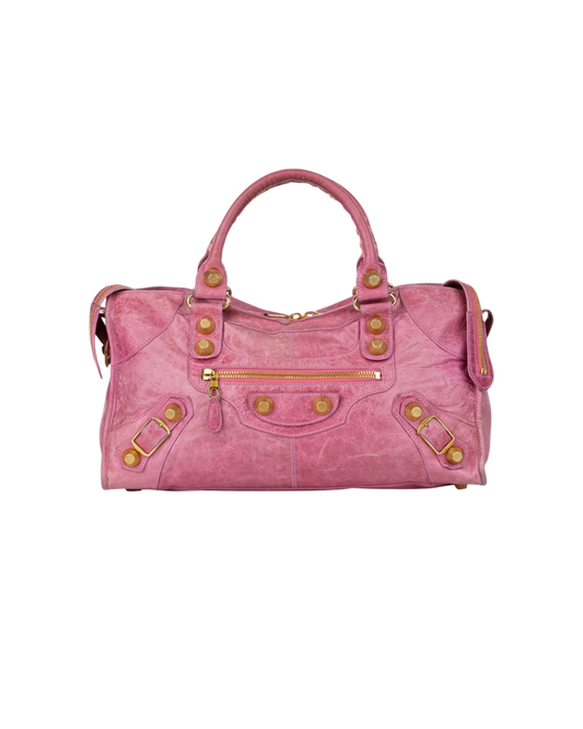Balenciaga Sac à main City Bag rose