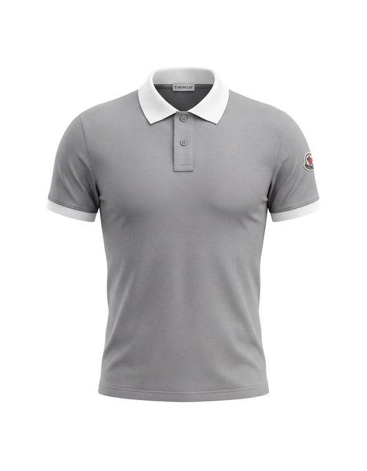 Moncler polo col blanc