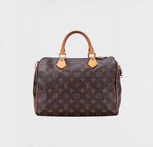Louis Vuitton Sac à Main Speedy 30 Monogramme Marron