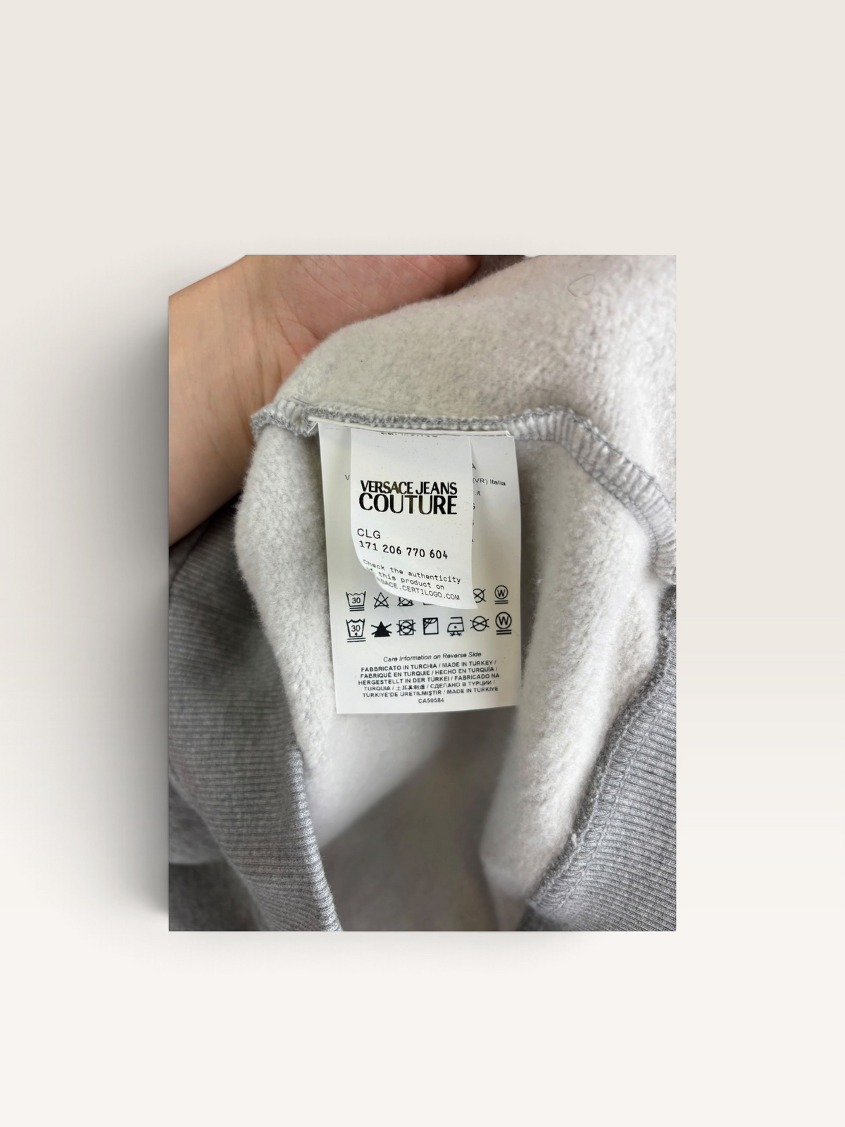 Versace pull à capuche