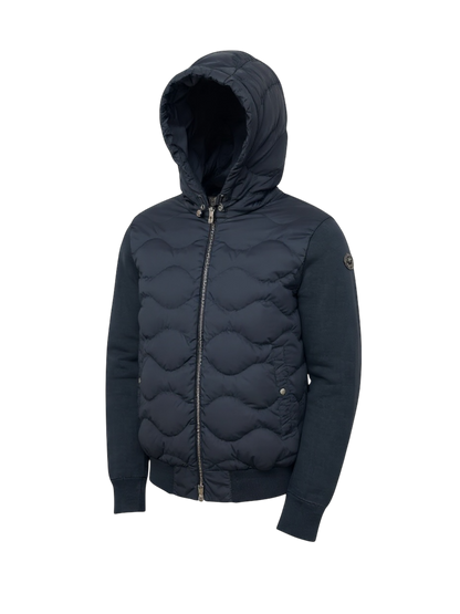 Moncler veste à capuche bi-matière