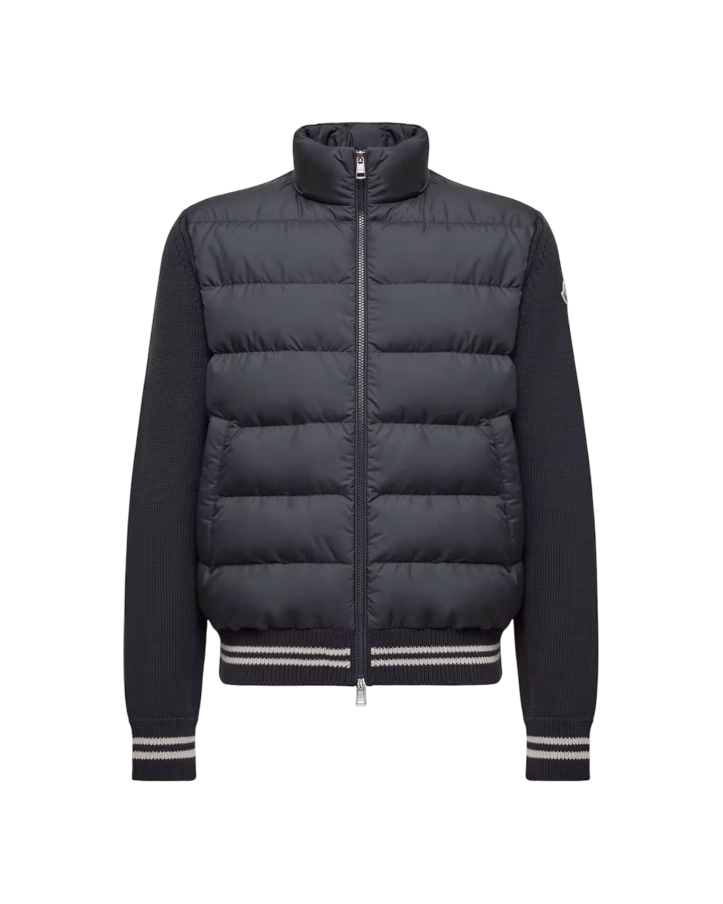 Moncler veste à capuche bi-matière