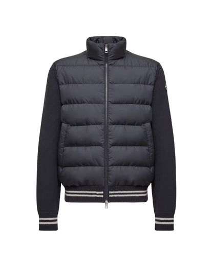 Moncler veste à capuche bi-matière