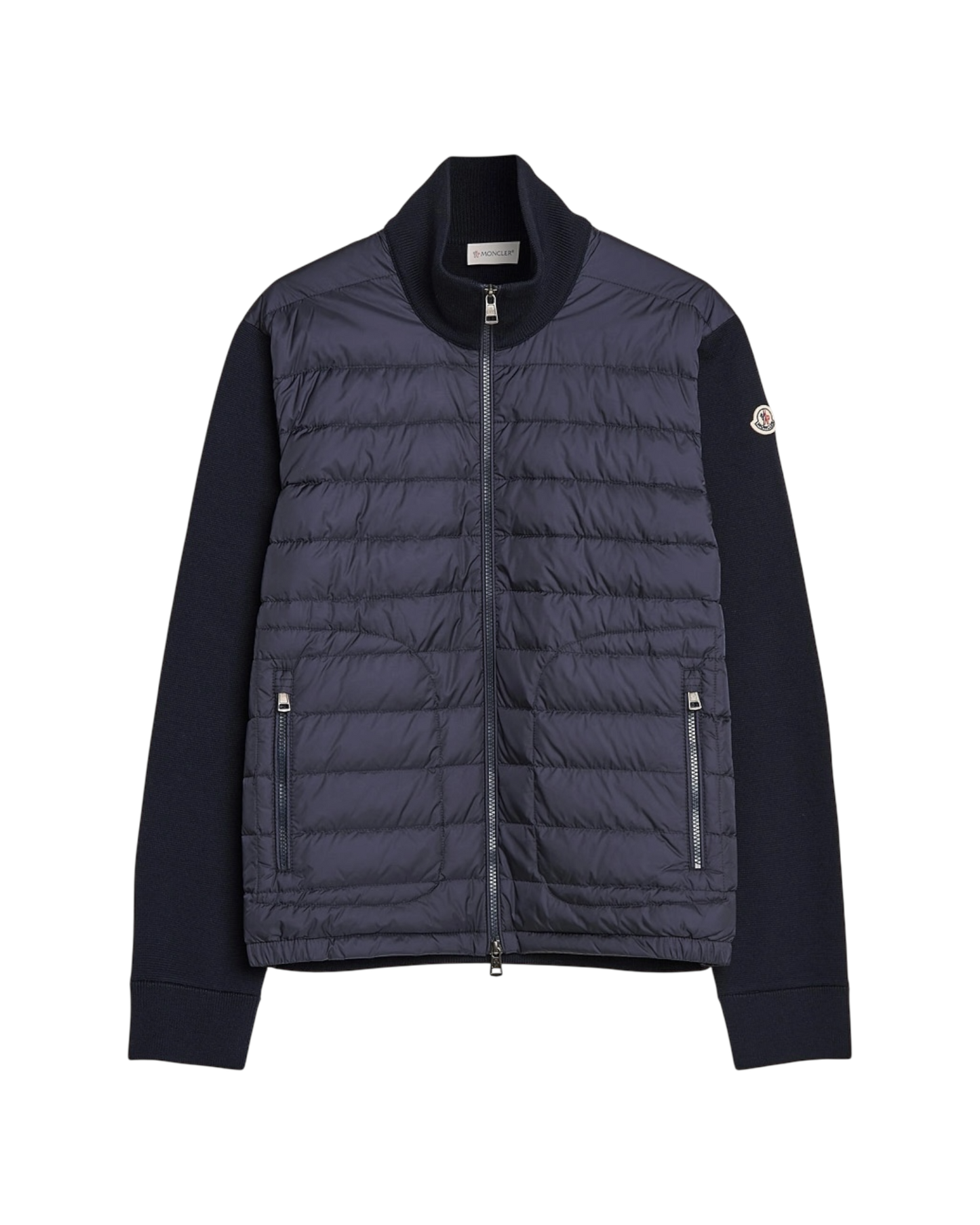 Moncler cardigan bi-matière veste