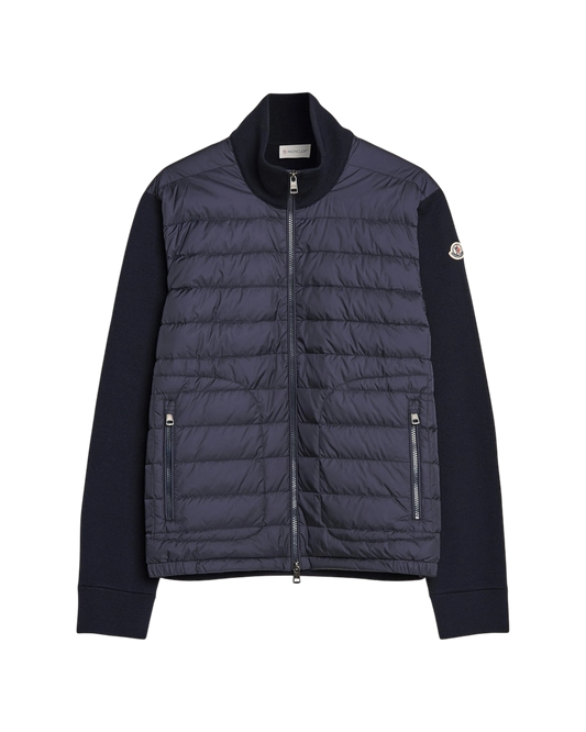 Moncler cardigan bi-matière veste