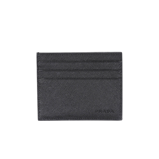 Prada porte-cartes cuir safiano