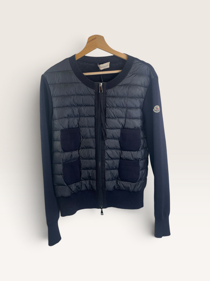 Moncler cardigan bi-matiére veste femme