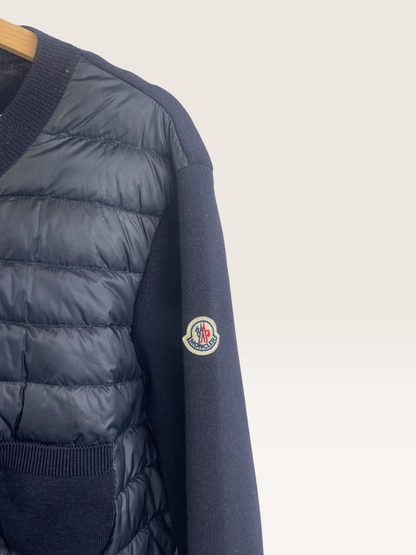 Moncler cardigan bi-matiére veste femme