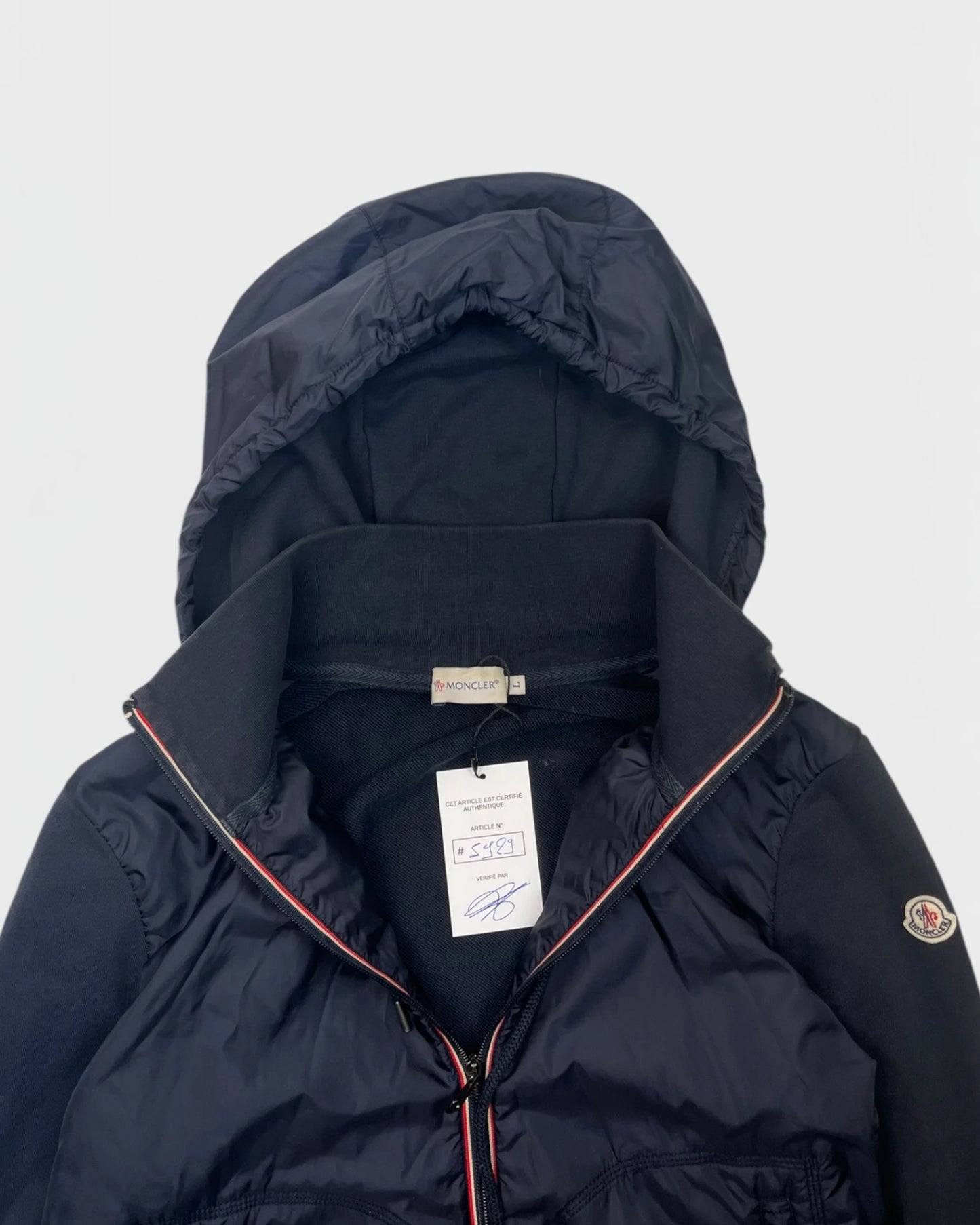 Moncler veste bi-matière