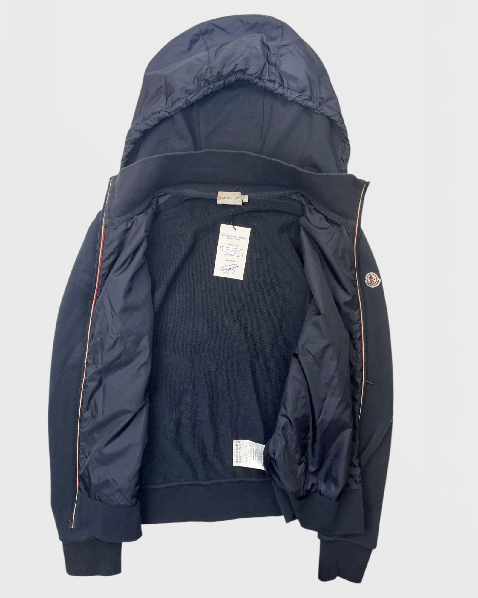 Moncler veste bi-matière