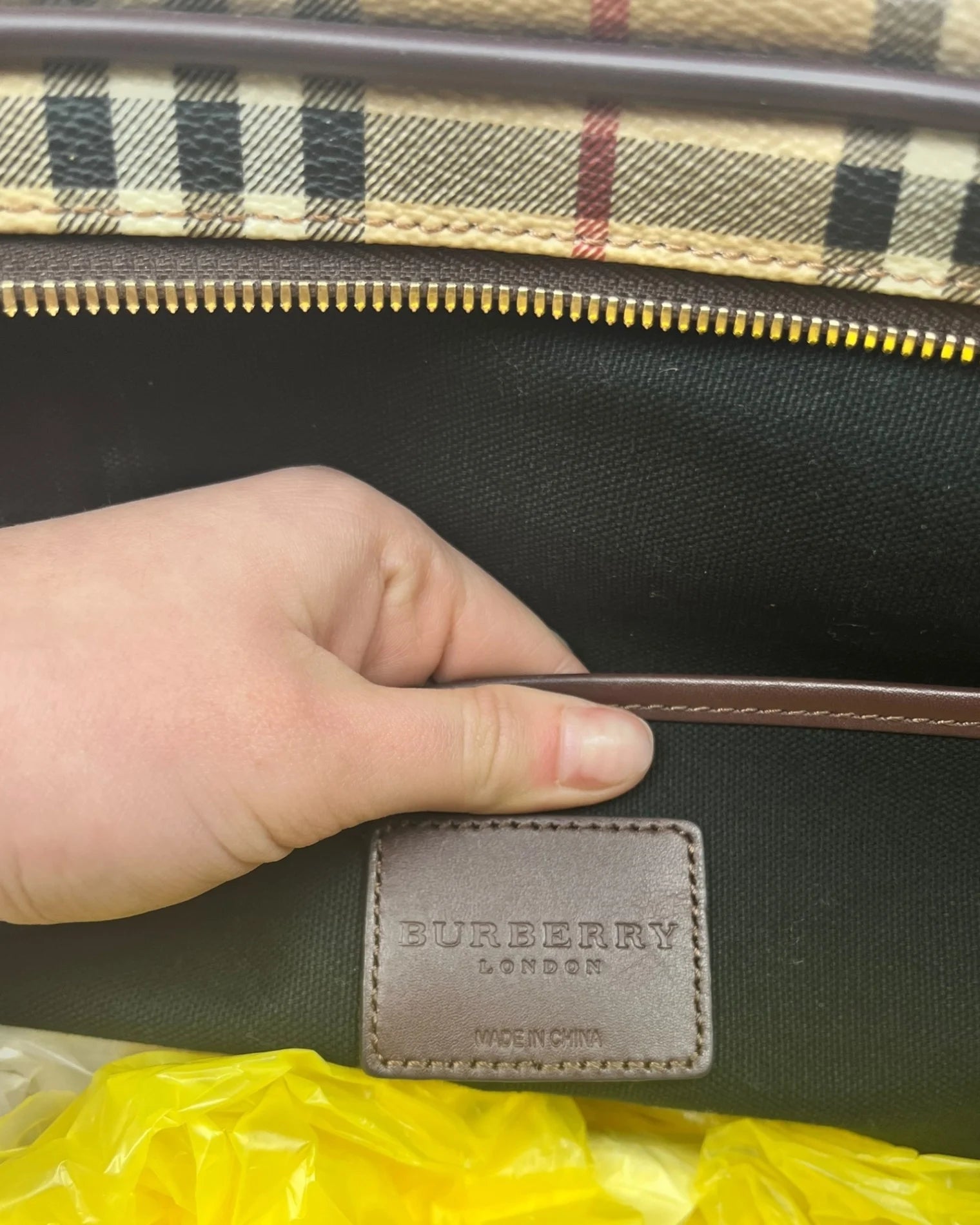 Burberry sac de voyage