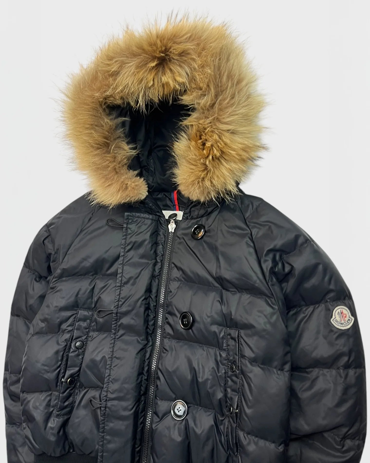 Moncler doudoune fourrue