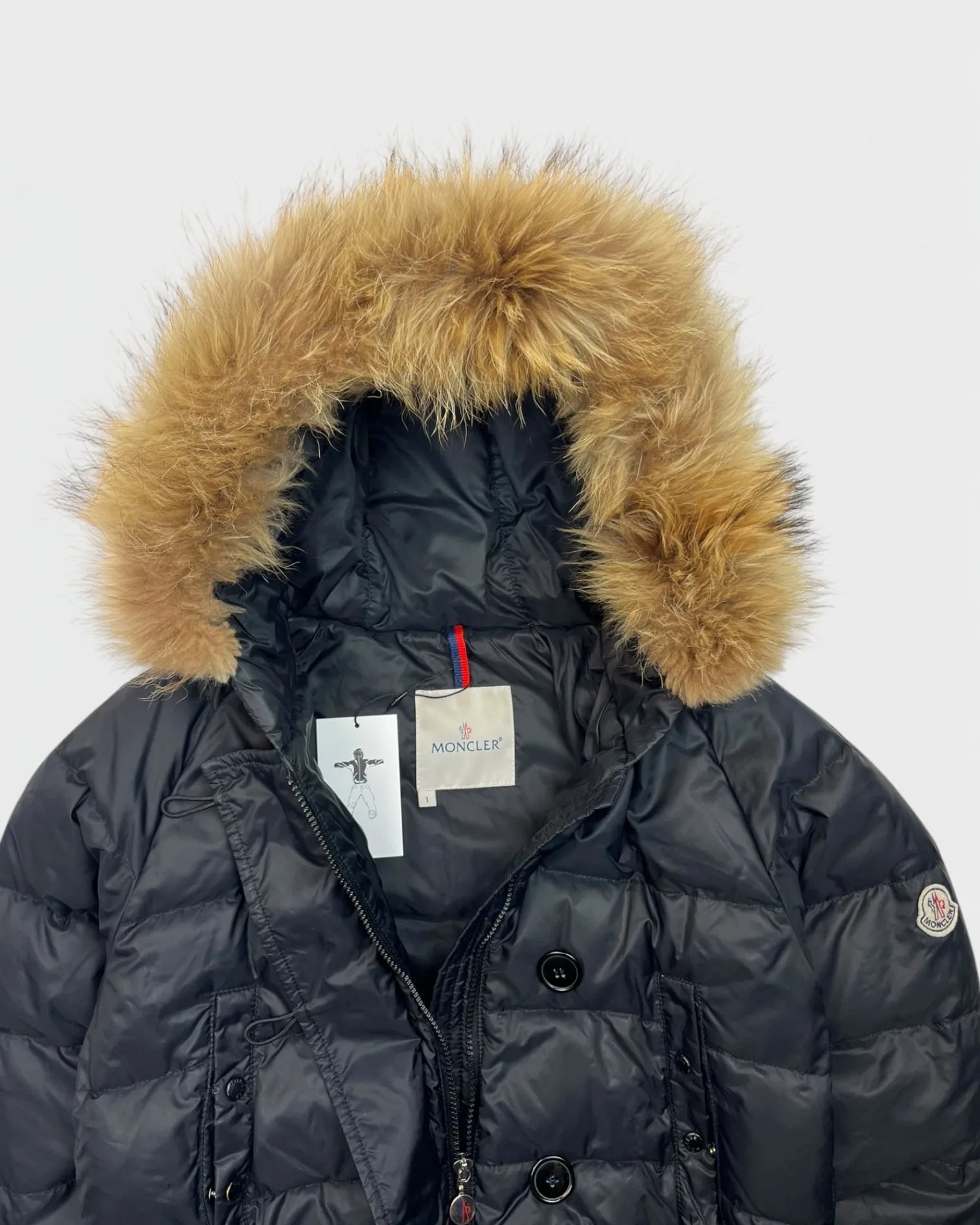 Moncler doudoune fourrue