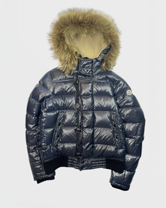 Moncler doudoune brillante fur